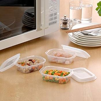 Amazon｜イノマタ化学 保存容器 楽ちんパック 角型 140ml